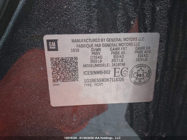 CHEVROLET CRUZE LT - 9