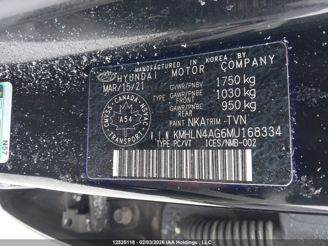 HYUNDAI ELANTRA ULTIMATE IVT WITH TECH PACKAGE WITH TWO-TO - 9