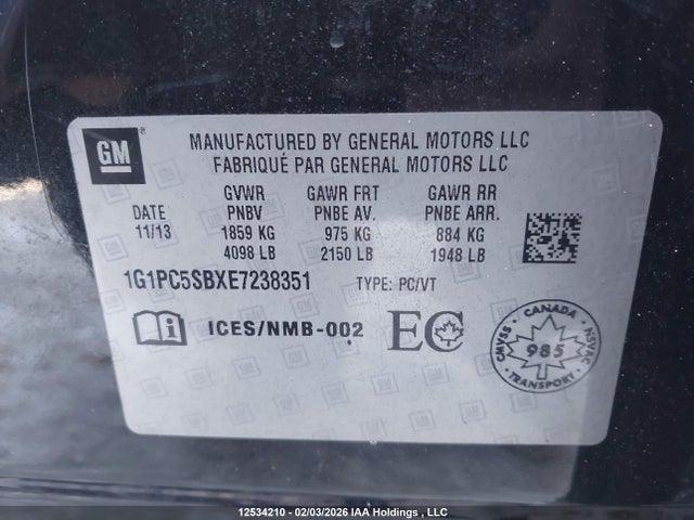 CHEVROLET CRUZE LT - 9