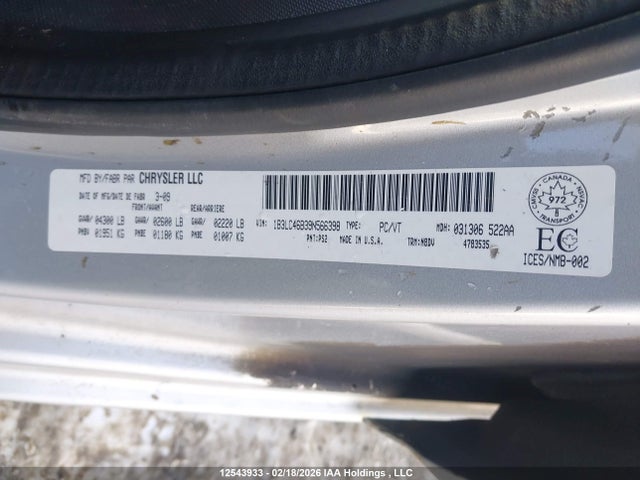 DODGE AVENGER SE/SXT - 9