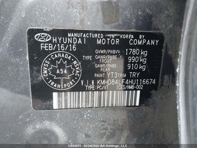 HYUNDAI ELANTRA SE/VALUE/LIMITED - 9