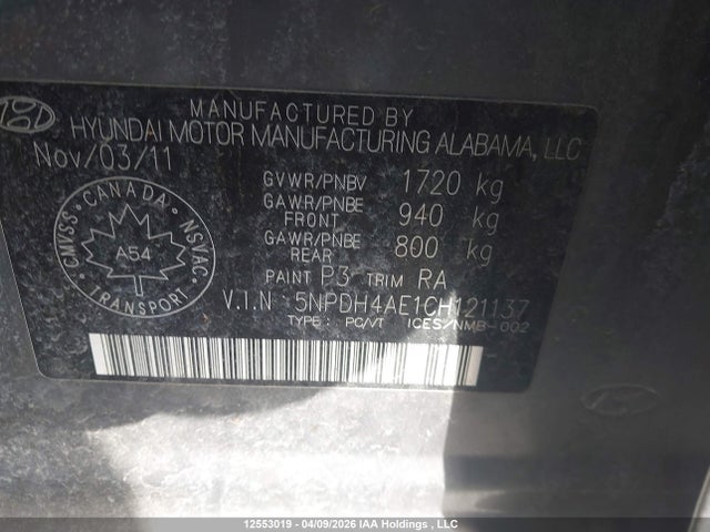 HYUNDAI ELANTRA GL - 9