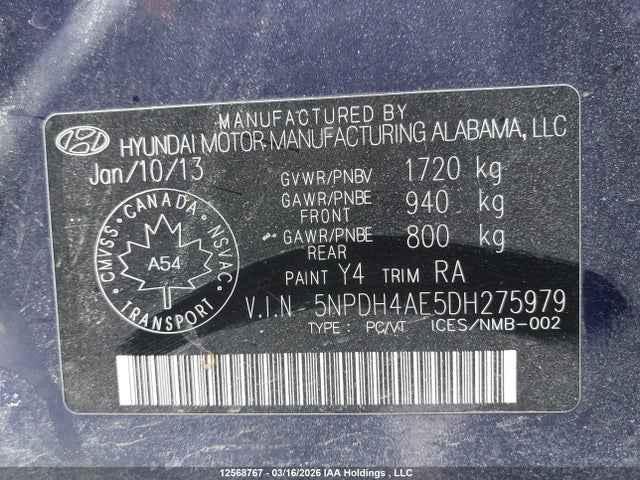 HYUNDAI ELANTRA GLS - 9