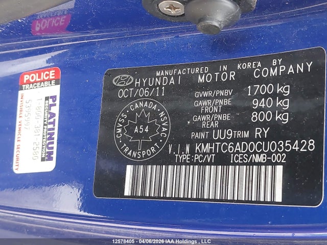 HYUNDAI VELOSTER - 9