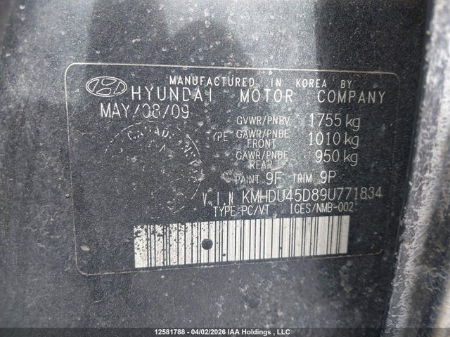 HYUNDAI ELANTRA GL/L - 9