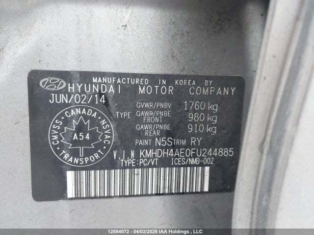 HYUNDAI ELANTRA SE/SPORT/LIMITED - 9