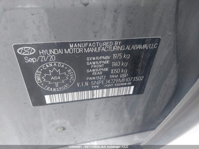 HYUNDAI SONATA SPORT 1.6T 4DR - 9