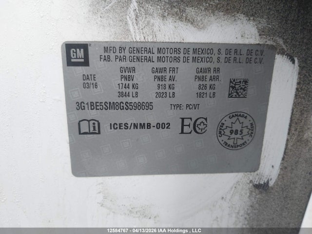 CHEVROLET CRUZE LT AUTO - 9