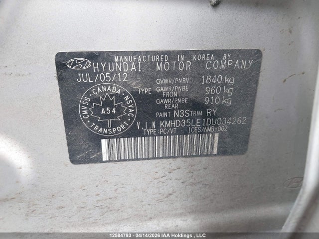 HYUNDAI ELANTRA GT - 9