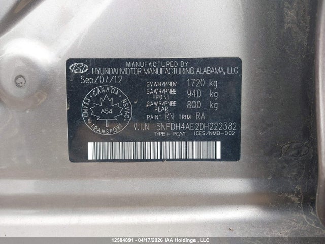 HYUNDAI ELANTRA GL - 9