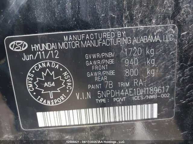 HYUNDAI ELANTRA GLS/LIMITED - 9