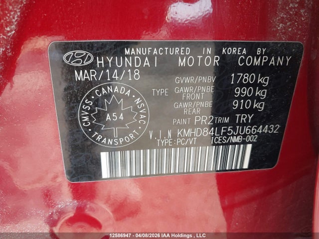 HYUNDAI ELANTRA SEL/VALUE/LIMITED - 9