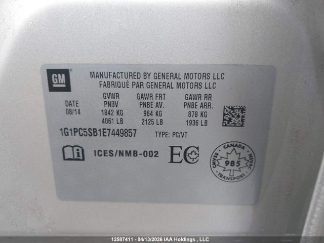 CHEVROLET CRUZE LT - 9