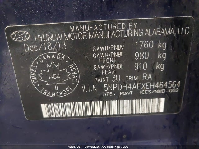 HYUNDAI ELANTRA SE/SPORT/LIMITED - 9