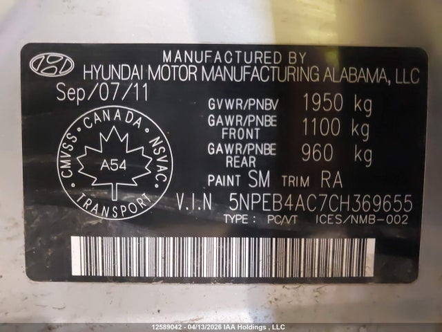 HYUNDAI SONATA GLS - 9