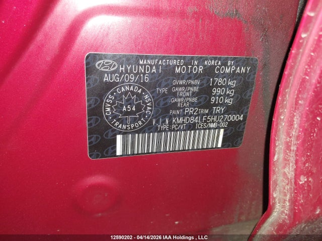 HYUNDAI ELANTRA SE/VALUE/LIMITED - 9