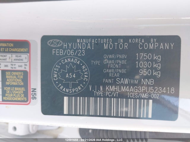 HYUNDAI ELANTRA PREFERRED IVT WITH TECH PACKAGE - 9