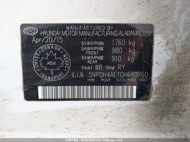 HYUNDAI ELANTRA GL - 9