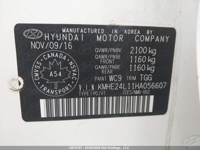 HYUNDAI SONATA HYBRID HYBRID - 9