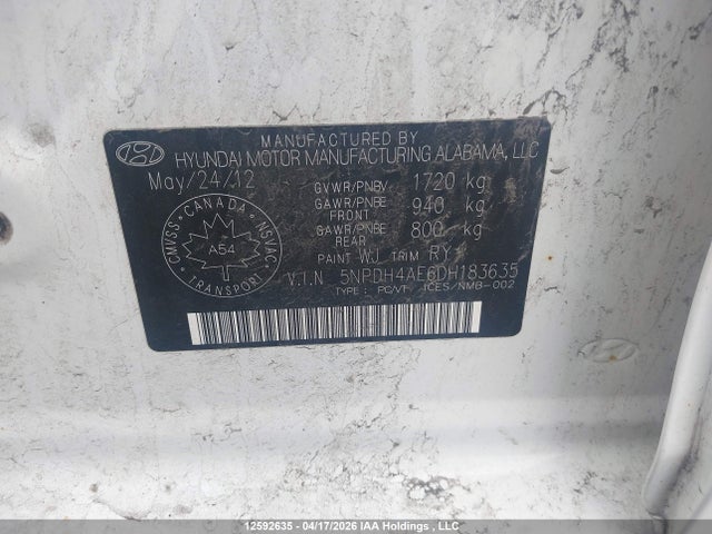 HYUNDAI ELANTRA LIMITED - 9