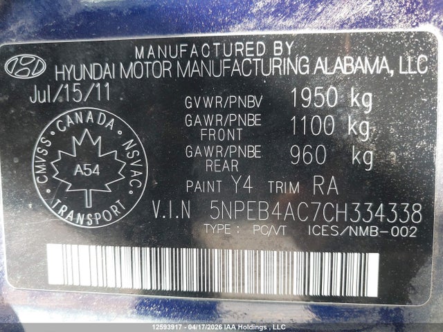 HYUNDAI SONATA GLS - 9