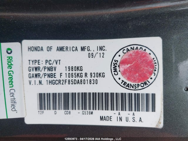 HONDA ACCORD EX-L - 9