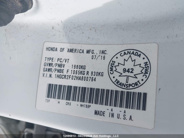 HONDA ACCORD TOURING - 9