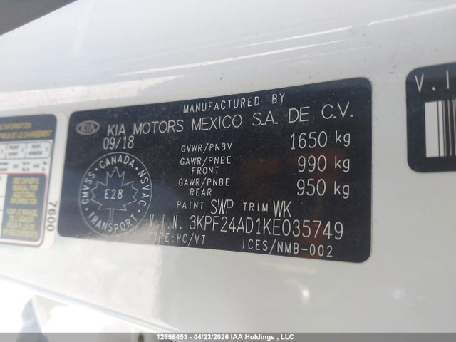 KIA FORTE FE/LX/LXS - 9