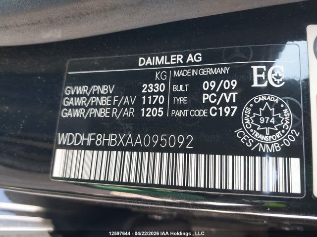 MERCEDES-BENZ E-CLASS - 9