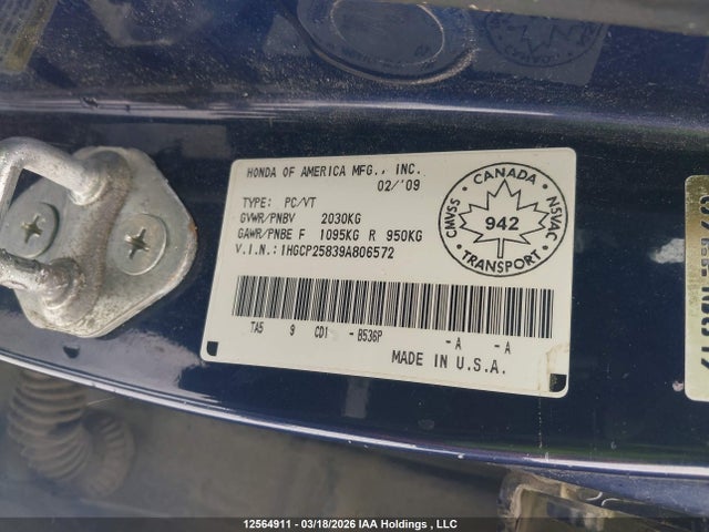 HONDA ACCORD EX-L - 9