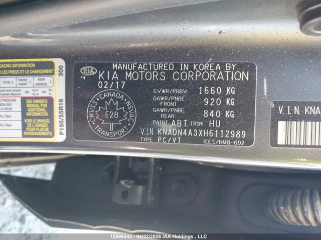 KIA RIO EX SPECIAL EDITION/EX+ W/SUNROOF/LX/LX+/SX/SX - 9