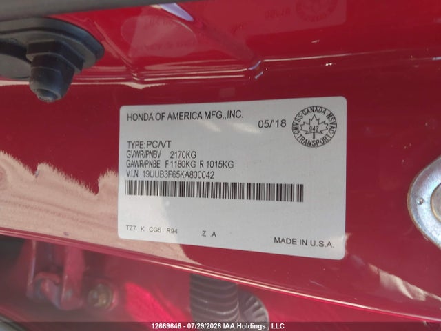 2019 Acura TLX TECHNOLOGY/A-SPEC 照片 9
