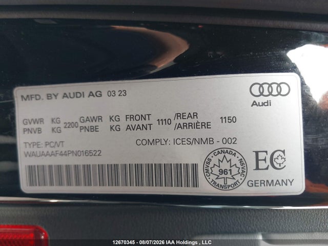 صورة 9 لـ 2023 AUDI A4 45 KOMFORT