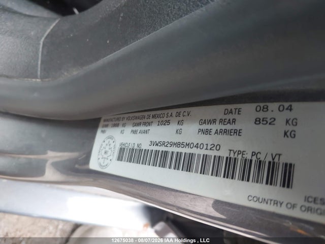 2005 Volkswagen JETTA GLS TDI 照片 9