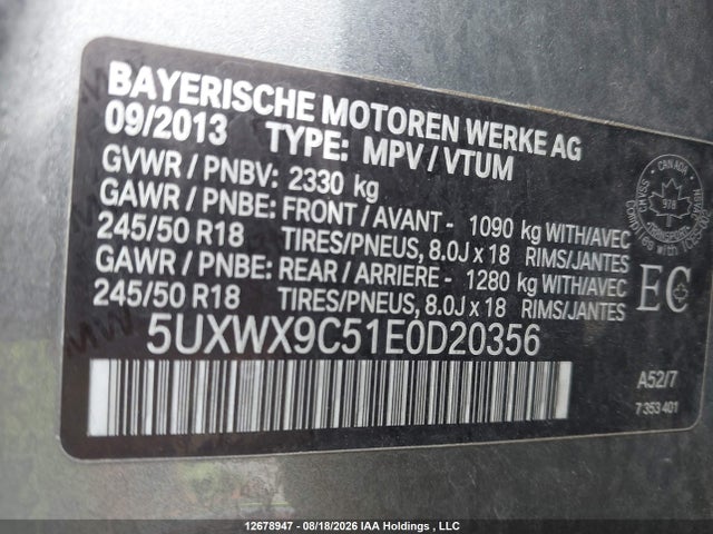 2014 BMW X3 照片 9