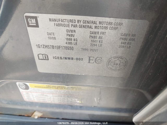 2009 Chevrolet MALIBU 1LT 照片 9