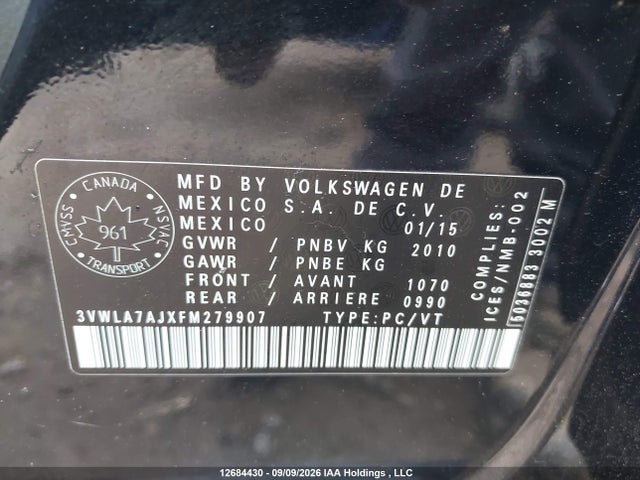 2015 Volkswagen JETTA TDI 照片 9