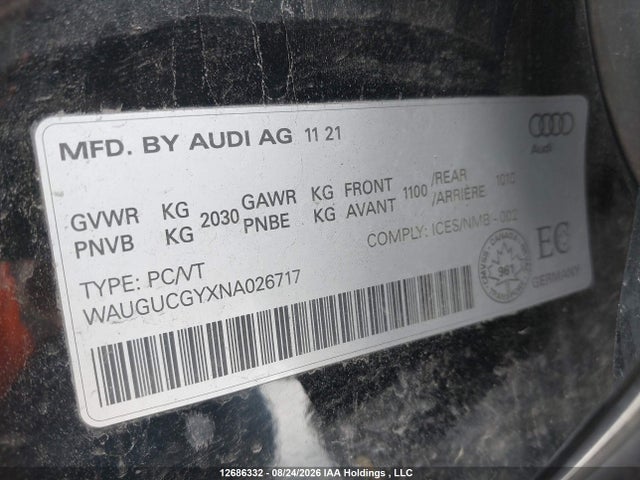 2022 AUDI A3 PREMIUM 照片 19