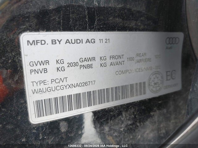 2022 AUDI A3 PREMIUM 照片 9