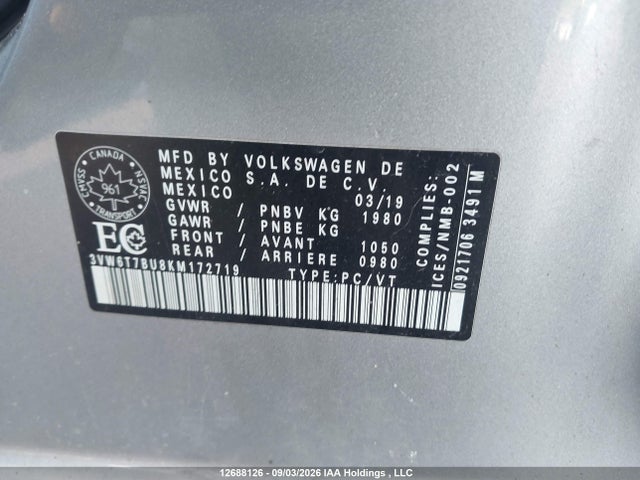 2019 Volkswagen JETTA 照片 9