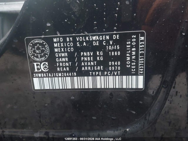 2016 Volkswagen JETTA 照片 9