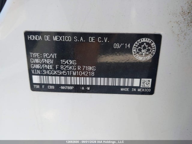 2015 Honda FIT LX — фото 18