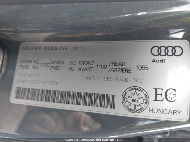 صورة 9 لـ 2018 AUDI S3 PRESTIGE