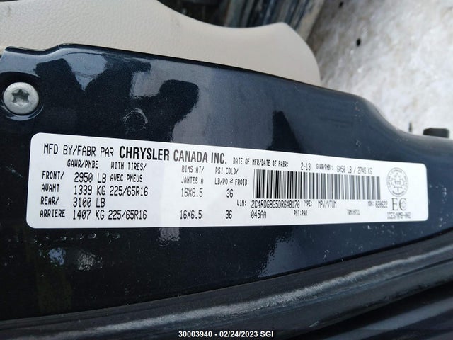 Dodge Grand Caravan Se 2013 2C4RDGBG5DR648170 Image 10