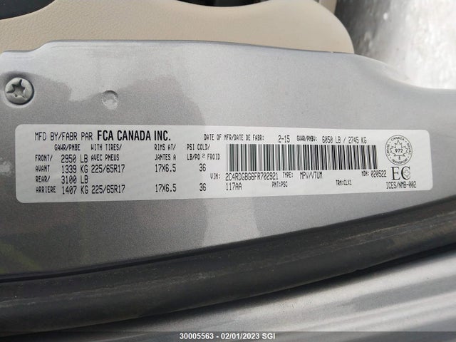 Dodge Grand Caravan Se 2015 2C4RDGBG6FR702921 Image 10