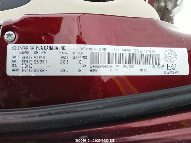 Dodge Grand Caravan Se 2017 2C4RDGBG4HR845997 Image 9