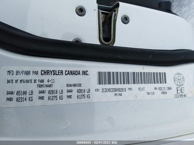 2C3CA5CG5BH562818 Chrysler 300 Limited