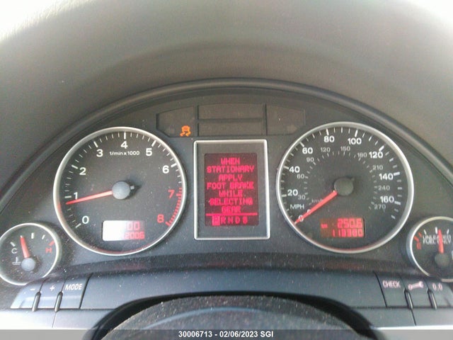 WAUDF78E08A064146 Audi A4 2.0t Quattro