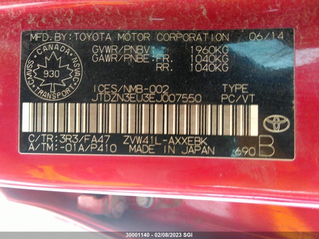 Toyota PRIUS V 2014 JTDZN3EU3EJ007550 Image 9