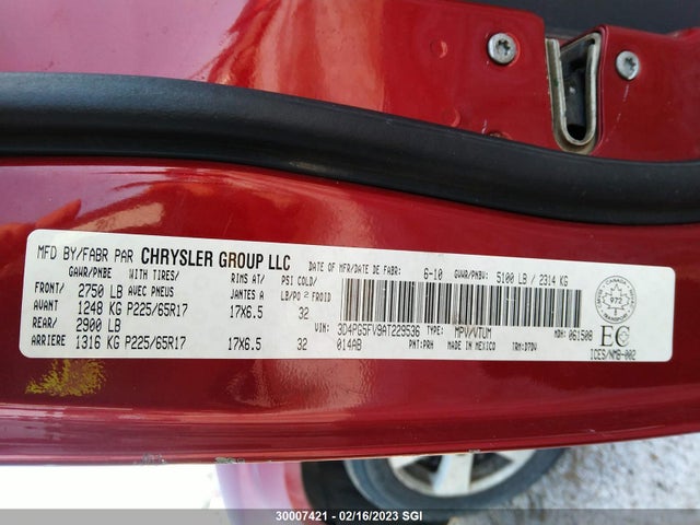 Dodge Journey Sxt 2010 3D4PG5FV9AT229536 Image 10